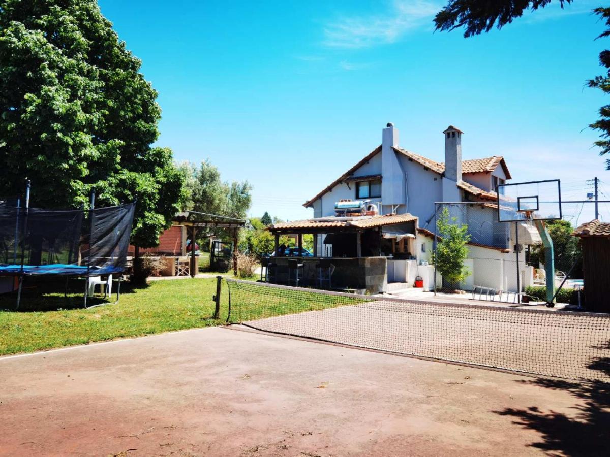 Rural Villa Private Pool, Bbq, Court ,20' Airport Nea Kallikrateia Екстериор снимка