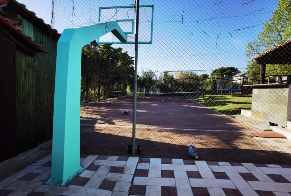 Rural Villa Private Pool, Bbq, Court ,20' Airport Nea Kallikrateia Екстериор снимка