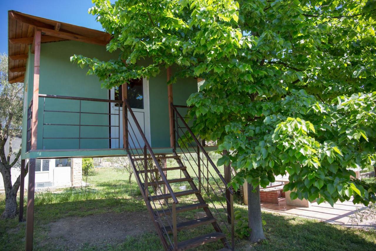 Rural Villa Private Pool, Bbq, Court ,20' Airport Nea Kallikrateia Екстериор снимка