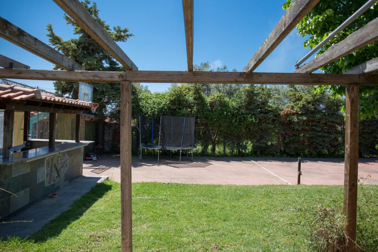Rural Villa Private Pool, Bbq, Court ,20' Airport Nea Kallikrateia Екстериор снимка